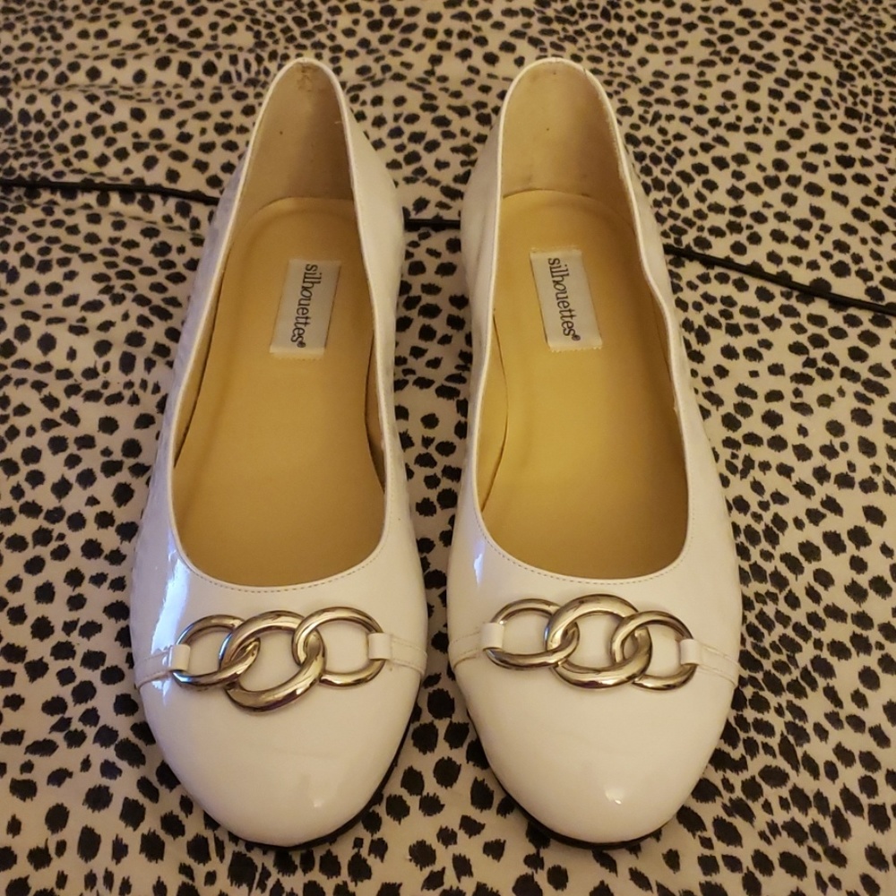 11WW Pearl Silhouette Flats